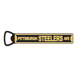 Pittsburgh Steelers  Steel Bottle Opener 7" Magnet