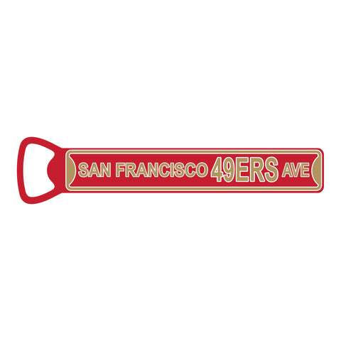 San Francisco 49ers  Steel Bottle Opener 7" Magnet