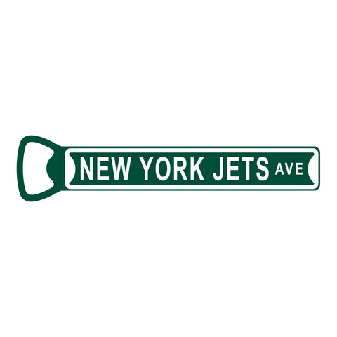 New York Jets  Steel Bottle Opener 7" Magnet