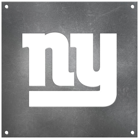 New York Giants Laser Cut Raw Steel Sign Spirit Size