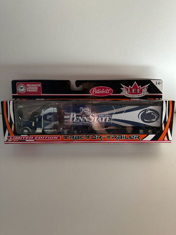 Penn State Nittany Lions Fleer Peterbilt Tractor Trailer 1:80 Scale