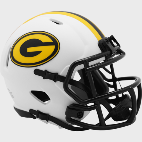 Green Bay Packers Lunar Eclipse Alternate Riddell Speed Mini Helmet New in box