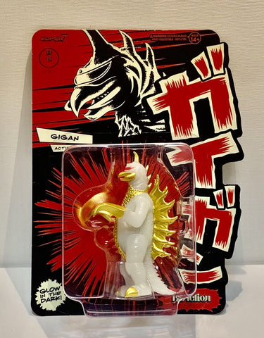 Gigan Godzilla ToHo Glow in The Dark Super 7 Reaction Action Figure