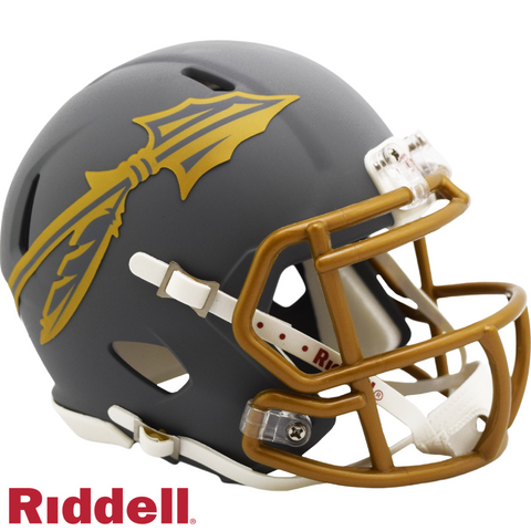 Florida State Seminoles Alternate Slate Collection Riddell Mini Helmet New in Box