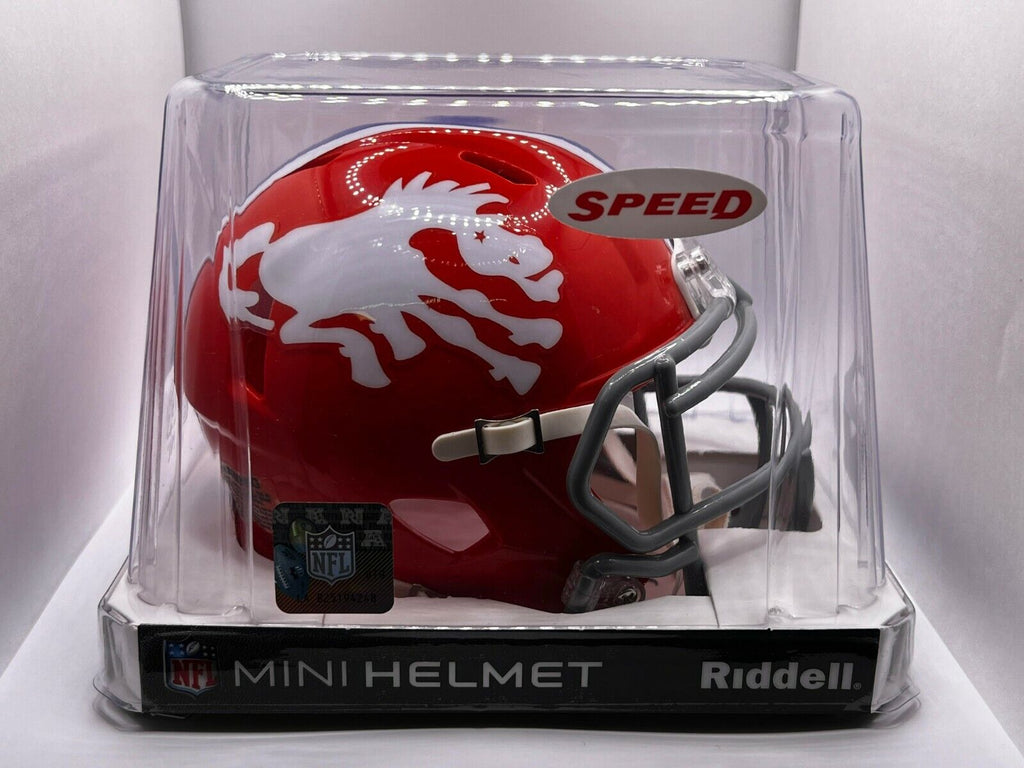 Denver Broncos Riddell Flash Speed Mini Helmet