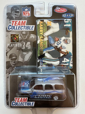 Barry Sanders Detroit Lions Team Collectible NFL GMC Yukon 1:58 Toy Vehicle