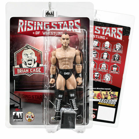 Brian Cage Figures Toy Company Rising Stars Wrestling Action Figures Series