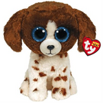 Muddles Dog TY Beanie Boos Plush stuffed animal 13" Medium New with Tags