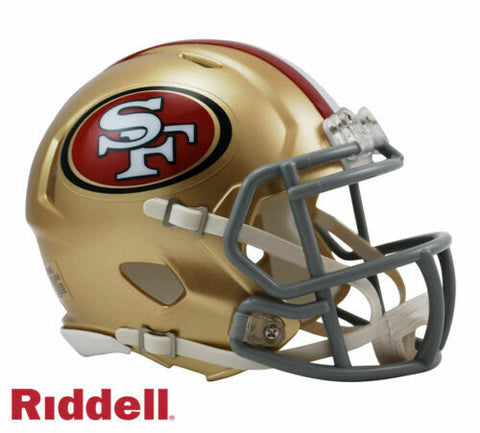 San Francisco 49ers Speed Riddell Football Mini Helmet New in box