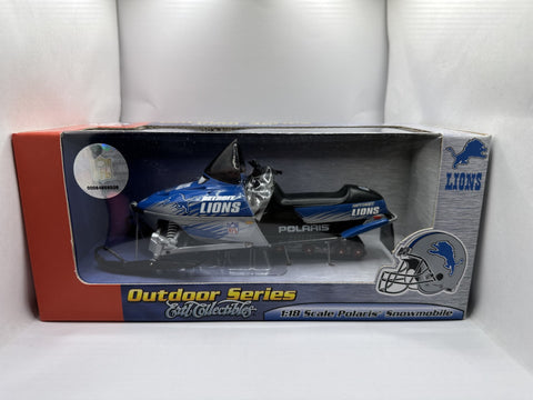 Detroit Lions NFL Ertl Collectibles  Polaris Snowmobile Toy Vehicle 1:18 Scale