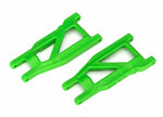 Suspension arms, green, front/rear (left & right), heavy duty (2)