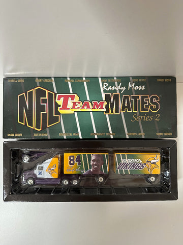 Randy Moss Minnesota Vikings NFL Team Mates Double Tractor Trailer LE5000 1:80