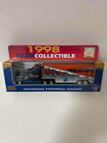 Chicago Bears White Rose Collectibles 1998 NFL Tractor Trailer Toy Vehicle 1:80