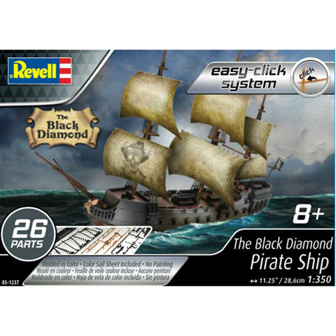 The Black Diamond Pirate Ship Revell Monogram 1/35 "Easy-Click" RMX851237