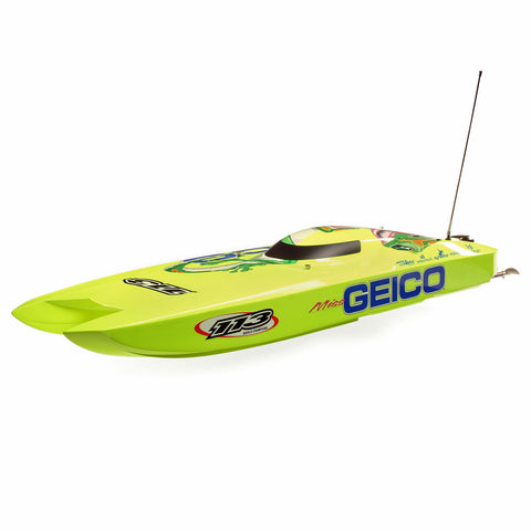 Pro Boat PRB08040V2 Miss Geico Zelos 36in twin brushless catamaran