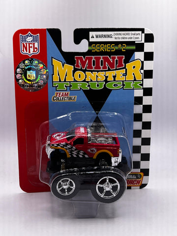 Kansas City Chiefs Mini Monster Truck Ford F-350 Fleer Series 2 Toy Vehicle