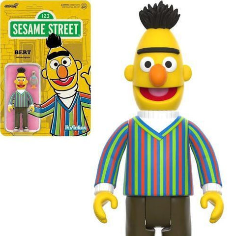 Bert Sesame Street 123 Super 7 Reaction Action Figure