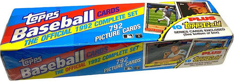1992 Topps Baseball Complete Factory Set 1-792