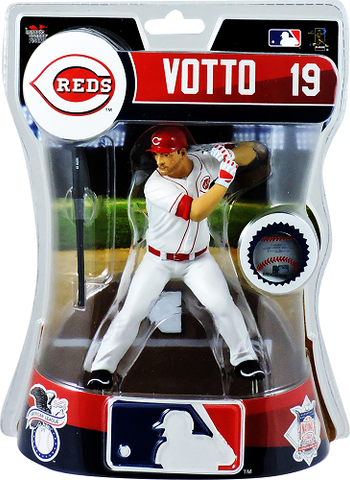Joey Votto Cincinnati Reds Imports Dragon MLB Baseball Action Figure 6"