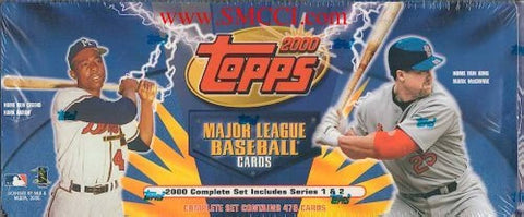 2000 Topps Baseball Complete Factory Set 1-478