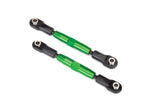 Traxxas 3643G Aluminum Front Camber Links Turnbuckle 83mm Green