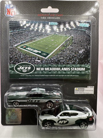 New York Jets Press Pass Collectibles 2 Pk Ford/Dodge Toy Vehicle 1:64