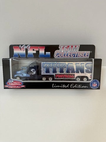 Tennessee Titans White Rose Collectibles 1999 NFL Tractor Trailer Toy Vehicle 1:80