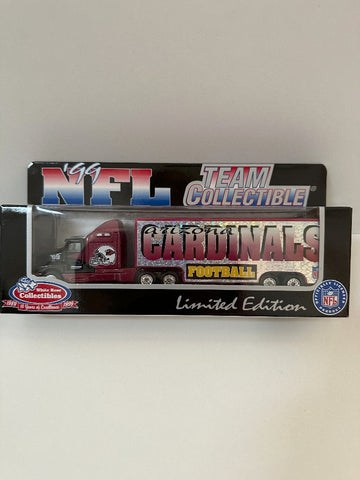 Arizona Cardinals White Rose Collectibles 1999 NFL Tractor Trailer Toy Vehicle 1:80