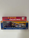 Minnesota Vikings White Rose Collectibles 1998 NFL Tractor Trailer Toy Vehicle 1:80