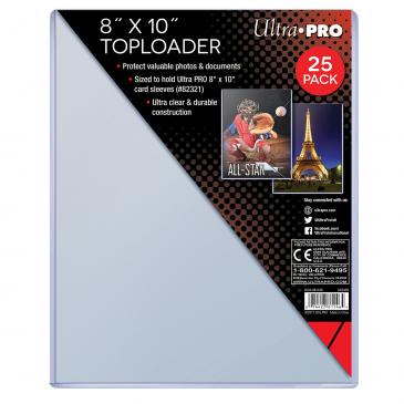 8" X 10" Toploader 25ct (sized to fit 8x10 card sleeves)