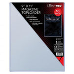 9" X 11-1/4" Thick Magazine Toploader 10ct