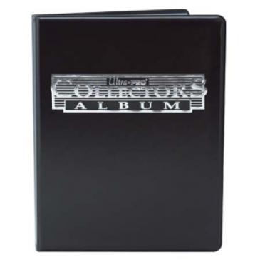 4-Pocket Black Collectors Portfolio