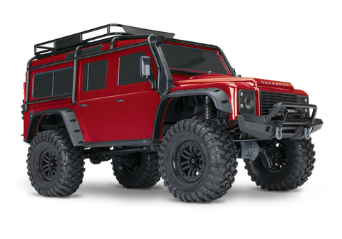 TRX-4 Scale Crawler Land Rover Defender Body 1/10 4WD Electric Truck RED