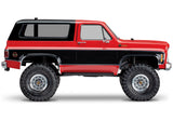 TRX-4 Scale Crawler 1979 Chevrolet Blazer Body 1/10 4WD Electric Truck RED