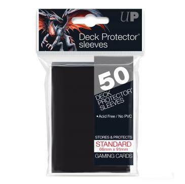 50ct Black Standard Deck Protectors