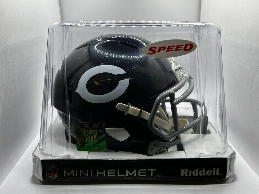 chicago bears throwback football helmet Chicago Bears 1962-1973 62-73 Throwback Riddell Speed Mini Helmet – SPORTS ZONE TOYS & COMICS