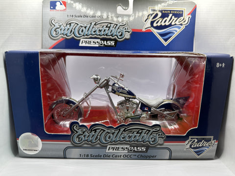 San Diego Padres Ertl Collectibles Press Pass 2007 MLB OCC Chopper 1:18 Toy Vehicle
