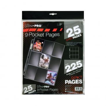 Ultra PRO Silver Series 9-Pocket Pages (25 count retail pack)