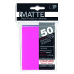 50ct Pro-Matte Bright Pink Standard Deck Protectors
