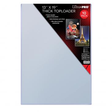 13" X 19" Thick Toploader 10ct
