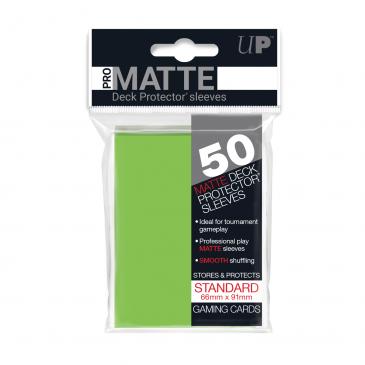50ct Pro-Matte Lime Green Standard Deck Protectors