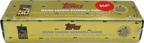 2001 Topps Baseball Complete Factory Set 1-790