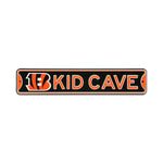 Cincinnati Bengals Steel Kid Cave Sign 16x3 16in Authentic Street