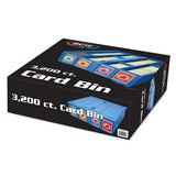 BCW 3200 ct 4 Row Collectible Card Bin Blue