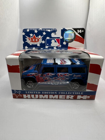 Atlanta Braves Hummer With Flames MLB Fleer Hummer H2 1:43 Scale Toy Vehicle New in Box