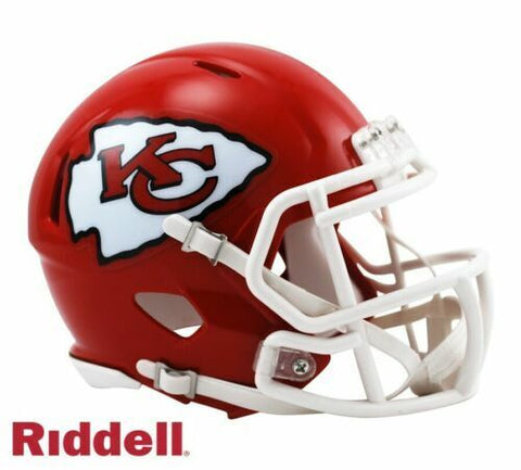 Kansas City Chiefs Speed Riddell Football Mini Helmet New in box