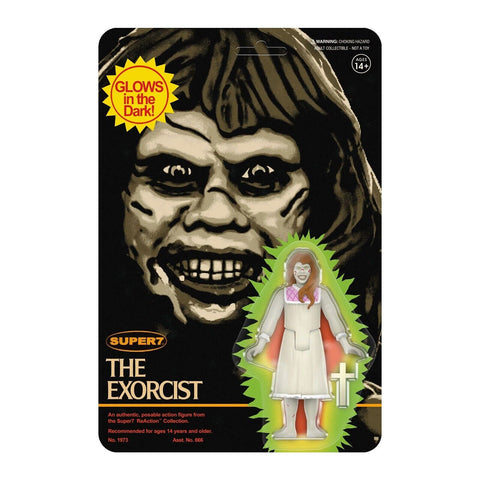 The Exorcist Glow in The Dark Super 7 Reaction Action Figure