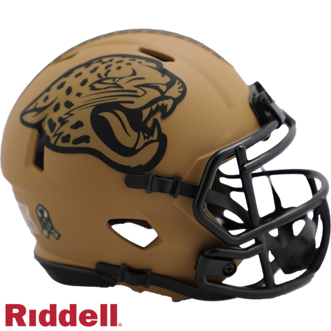 Jacksonville Jaguars 2023 Salute To Service Alternate Riddell Speed Mini Helmet New in Box