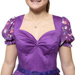 Loungefly SS Disney Rapunzel Floral Lantern Allison Dress L- Large