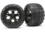 Traxxas 3669A 2.8" Talon Tires Pre-glued Chrome All Star Wheels pair